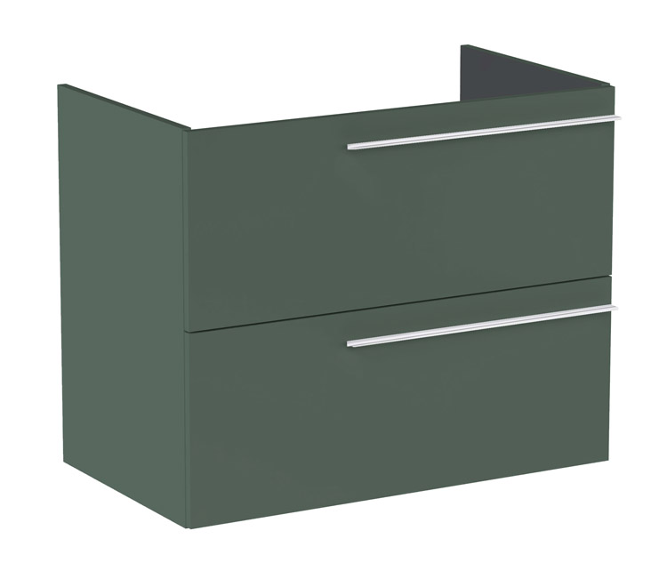 Roca Ella Szafka Łazienkowa 80 cm z dwoma szufladami zielony mat (A857770534)